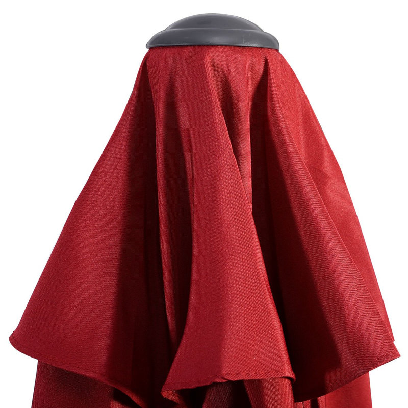 Moyer 270cm Market Parasol, Wine Red