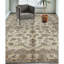Tapis beige noué à la main de haute qualité