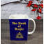 Tasse carrée en céramique Blue Book Of Magic Eye Of Providence