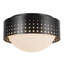 Astoria 10-in Black Flush Mount-1484553665