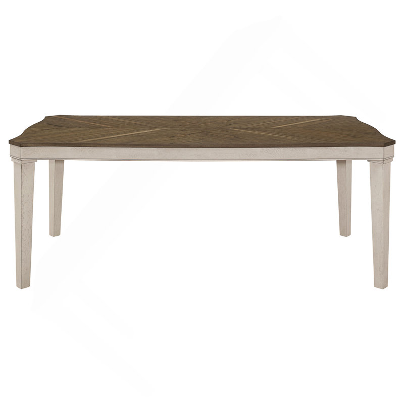 Seaside Nutmeg And Rustic Cream Dining Table