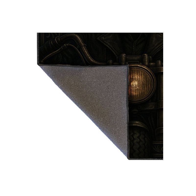 Tapis noir Mosso, 2'6" x 4'11"