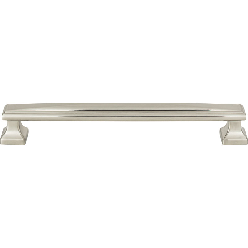 Wadsworth 5 1/16" Center to Center Bar Pull, Polished Nickel, 7 9/16"