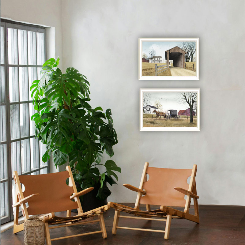 «Trendy Decor 4U», 2 pièces, vignette Miller's Bridge, Blanc