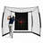 YUNIC 10ft X 8ft Heavy Duty Golf Practice Net with Target Cloth & Carry Bag, Portable Driving Range Cage for Office, Garage & Backyard Swing Training
