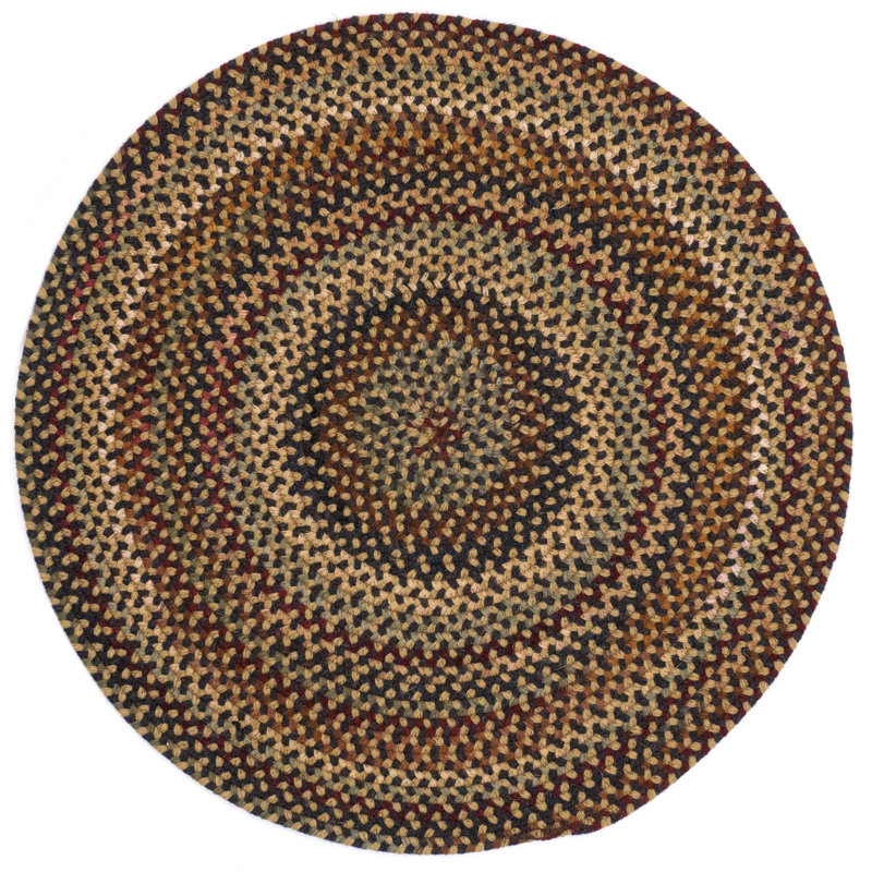 Fort Lupton Wool Indoor Rug, Round 9'6"
