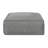 Brody Large Square Coffee Table Pouf in Vegan Faux Leather-64171398