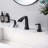 Widespread 2-handle Bathroom Faucet