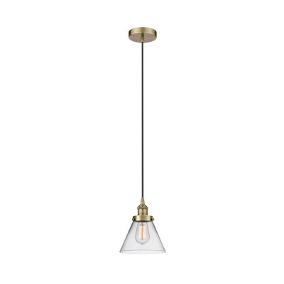 Cone 1 Light Mini Pendant