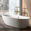 Robinet de baignoire autoportant avec douche à main Kirtana