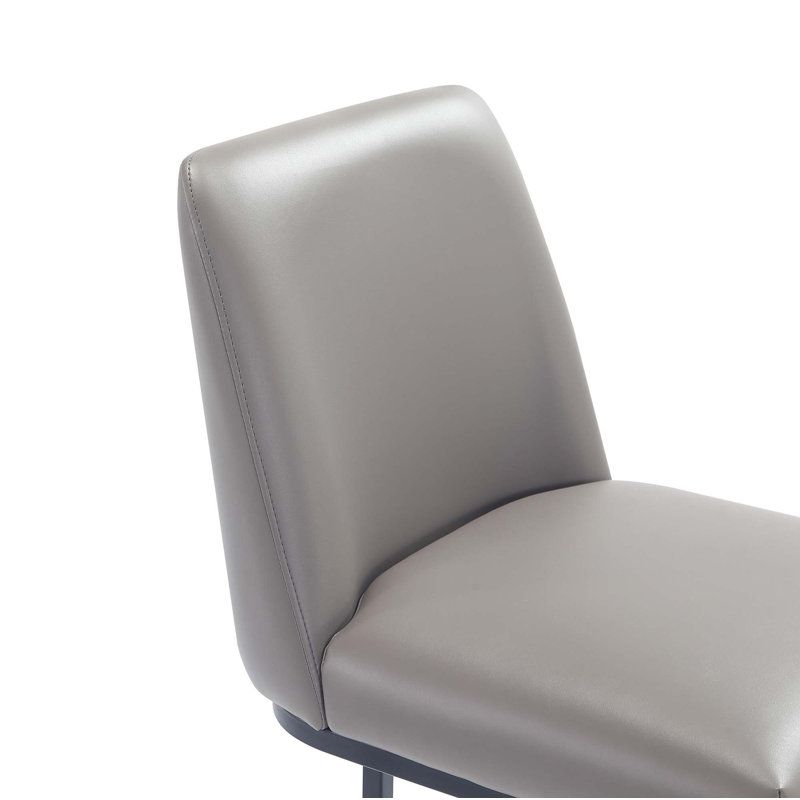 Tabouret de comptoir Serena, Gris, Tabouret de comptoir (siège d'une hauteur de 26,3