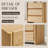 Bolanos 25" Tall Modern End Table with Charging Station & 3 Storage Drawers , Wood Side Table w/Rounded Corner Design for Bedroom-124538145-123028529