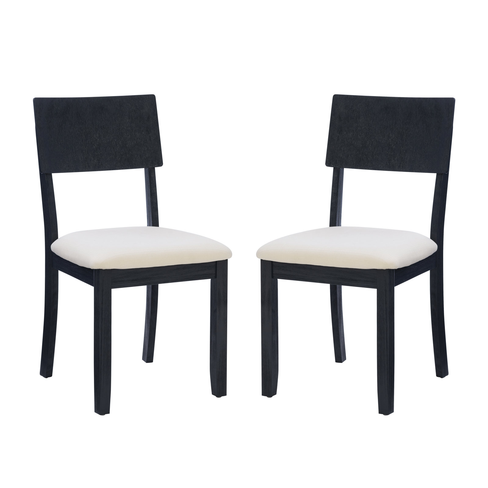 Entwistle Cotton Acacia Dining Chair, Dark Charcoal