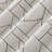 Burston Archaeo Capri Jigsaw Embroidery Linen Blend Semi-Sheer Rod Pocket Curtain Panel-750614790-750614785