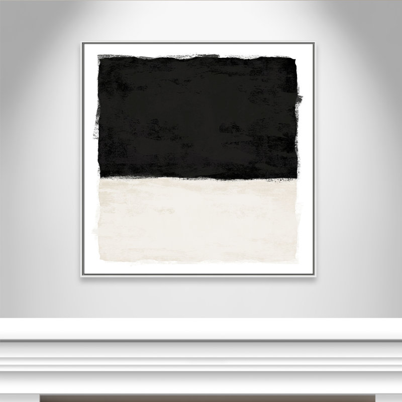 «Midnight I» - reproduction carrée de Vesrion par Natalie Carpentieri, 41.5" H x 41.5" W, Blanc