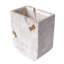 Arctic Fracture Planter ~ A bold fusion of modern geometry and organic imperfection, this boxy planter, crafted from 100% reclaimed wood, features a luminous whitewashed finish and brass butterfly joints, turning natural cracks into sculptural art.
