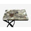 Table en C en agate et métal