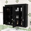 Armoire de salle de bain murale avec tablettes et rangement-120380613