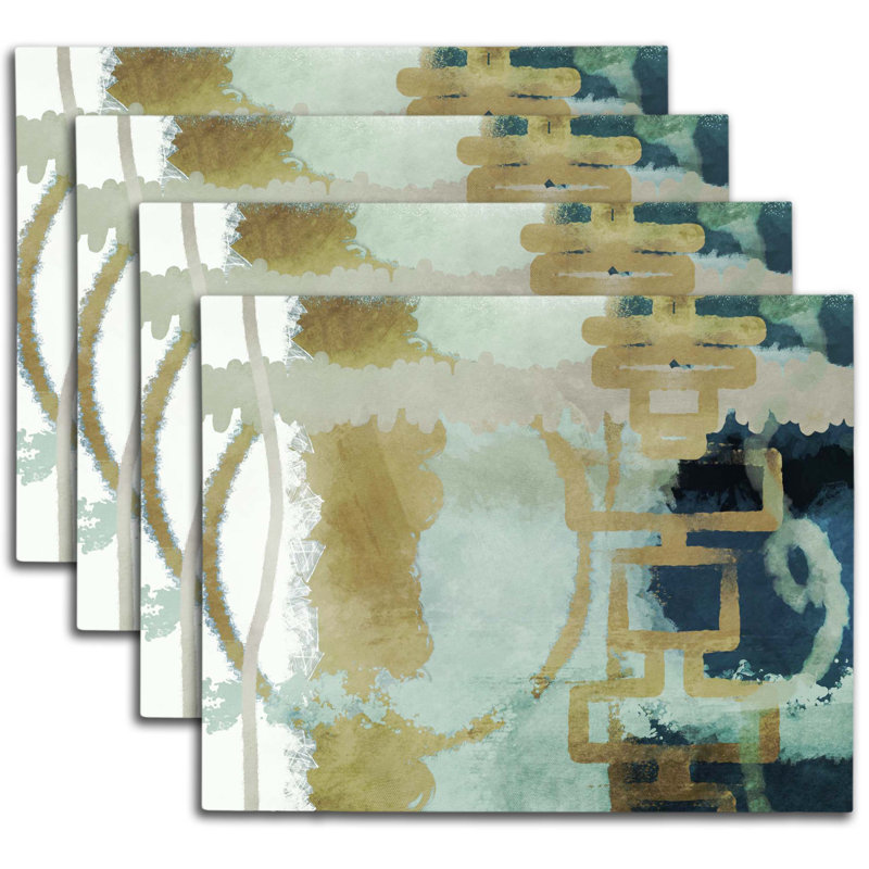Napperon abstrait en polyester