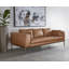 Burr Leather Sofa