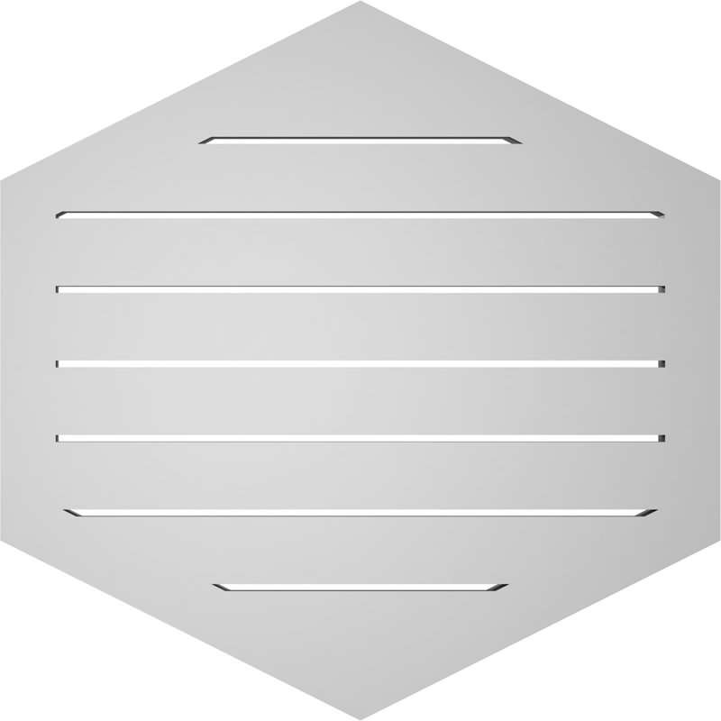 Pente verticale verticale en uréthane 6 pi, 1.5" H x 26" W x 26" L