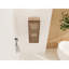 Armoire de salle de bain moderne moderne, 12 po, fixation murale, rangement hygiénique 12 po, portes à fermeture douce