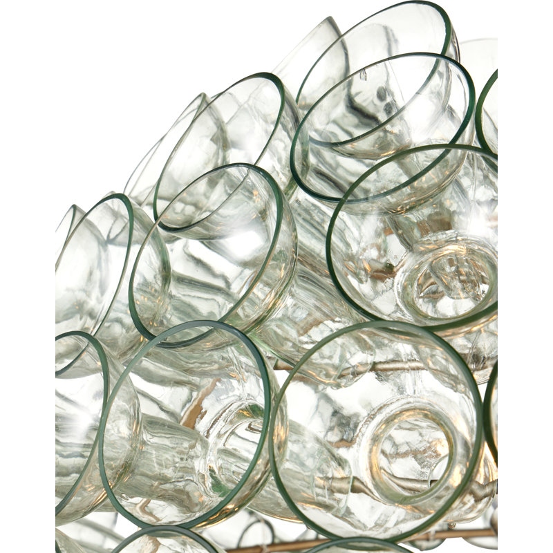 Lustre orbe 9 lumières Eau de Vie