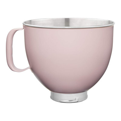 KitchenAid 5-Quart Stainless Steel Bowl for Tilt-Head Stand Mixers in Matte Dried Rose