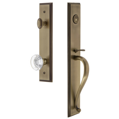 Carré Complete Inactive Dummy Handleset with Knob and Rosette