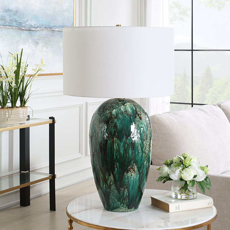 Demarkio Green Table Lamp