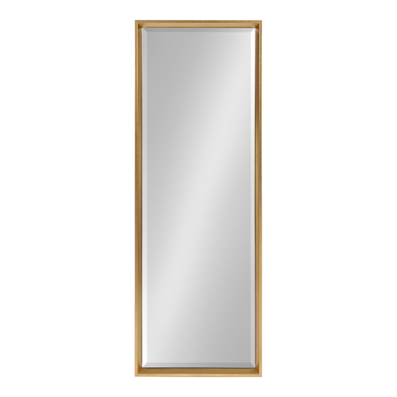 Miroir d'appoint Ovey, Or, 49,5 po x 17,5 po