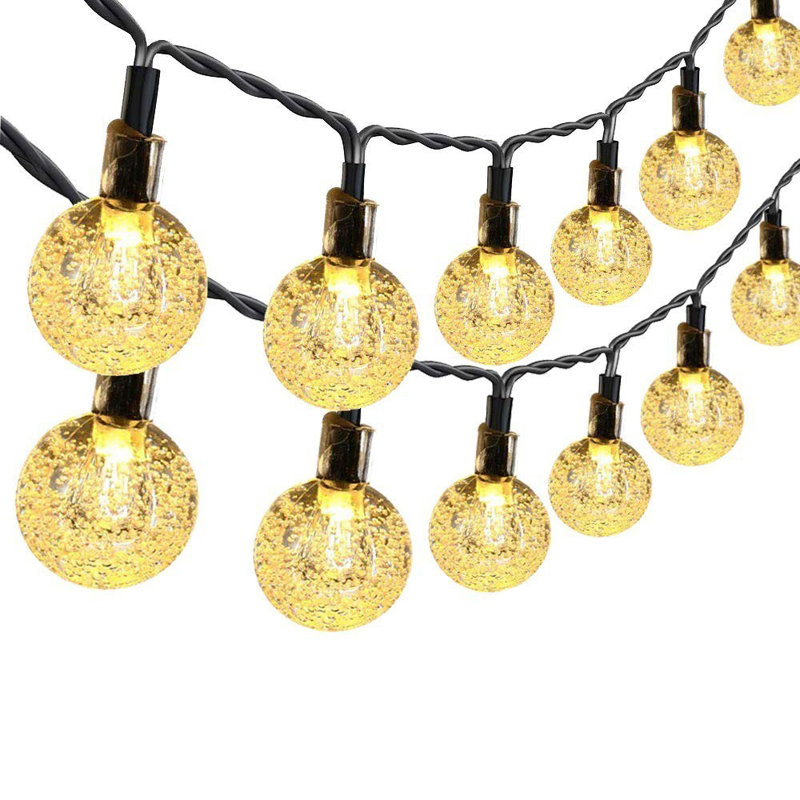 Guirlande de 30 ampoules DEL Kelm, Jaune
