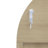 70.28" Tall Arched Kitchen Pantry