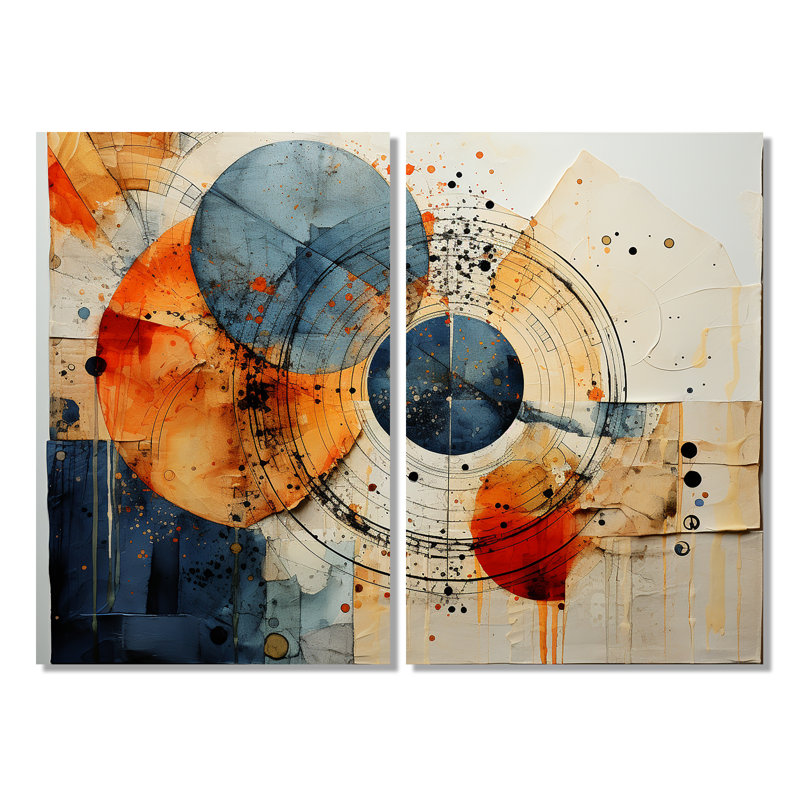 Art mural mixte sur toile, Toile tendue, Ne s’applique pas, H 36 po x l 48 po