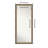 Non-Beveled Wood Full Length Mirror, Driftwood Tan Frame - Floor Mirror, Wall Mirror
