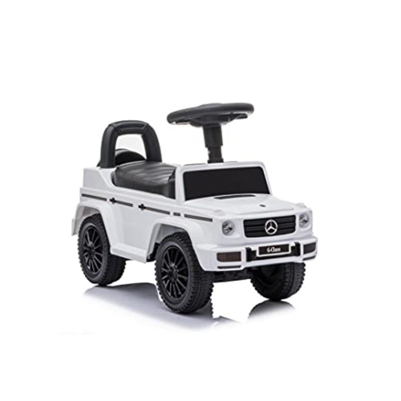 Voiture à pousser Mercedes G-Wagon, Blanc, 26" L x 11.5" H x 12.4" W 