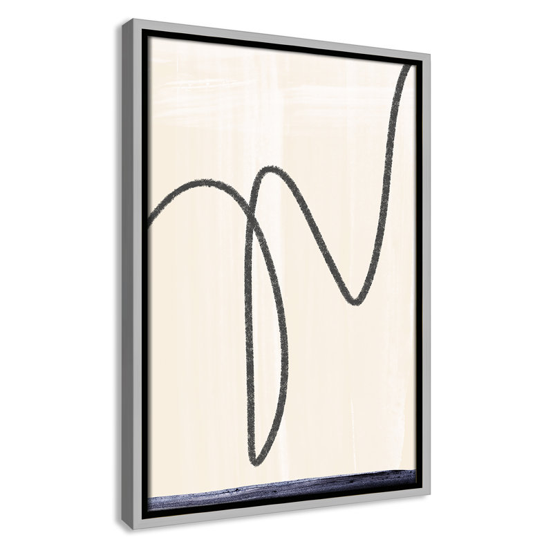 «Flottant» - «Floater Frame», reproduction d'art sur toile, H 19,5 po x l 13,5 po x P 2 po, Toile argentée