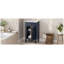 Meuble-lavabo autoportant de 18 po avec lavabo en céramique de style moderne français