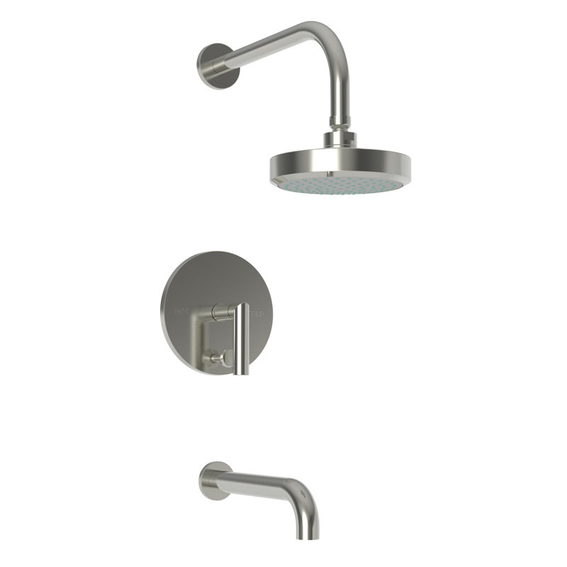 Balanced Pressure Tub & Shower Trim Set, Polished Nickel