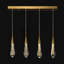 Luminaire suspendu moderne en cristal Teardrop