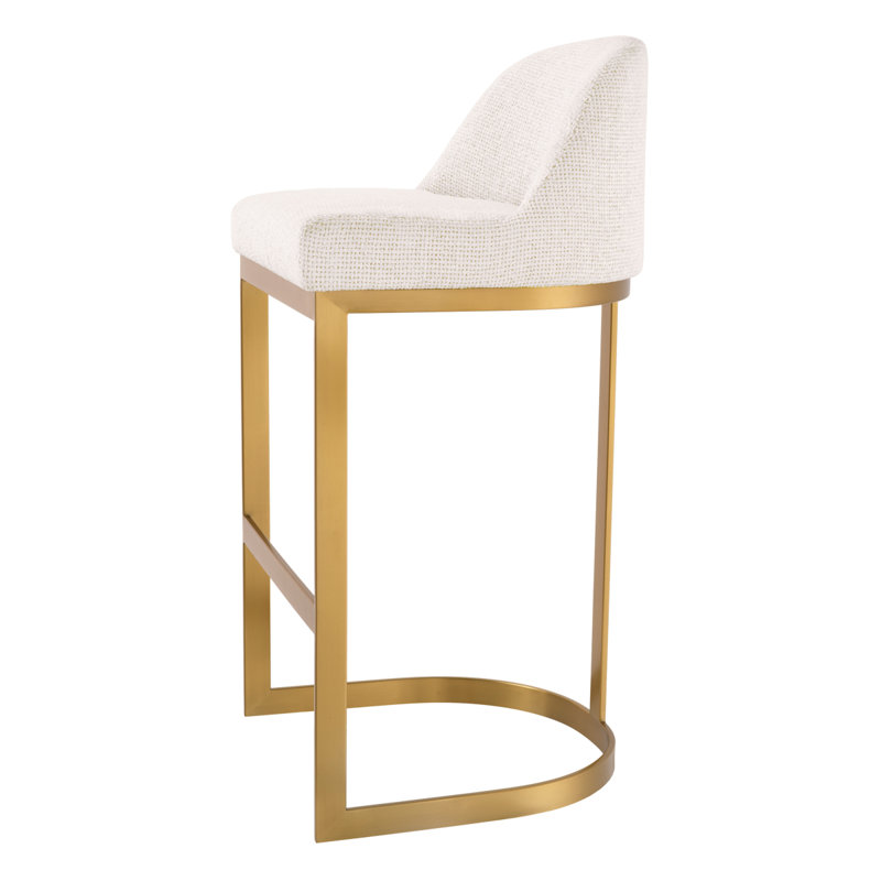 Condos Stool, Bar Stool (30.71" Seat Height), Lyssa Off White