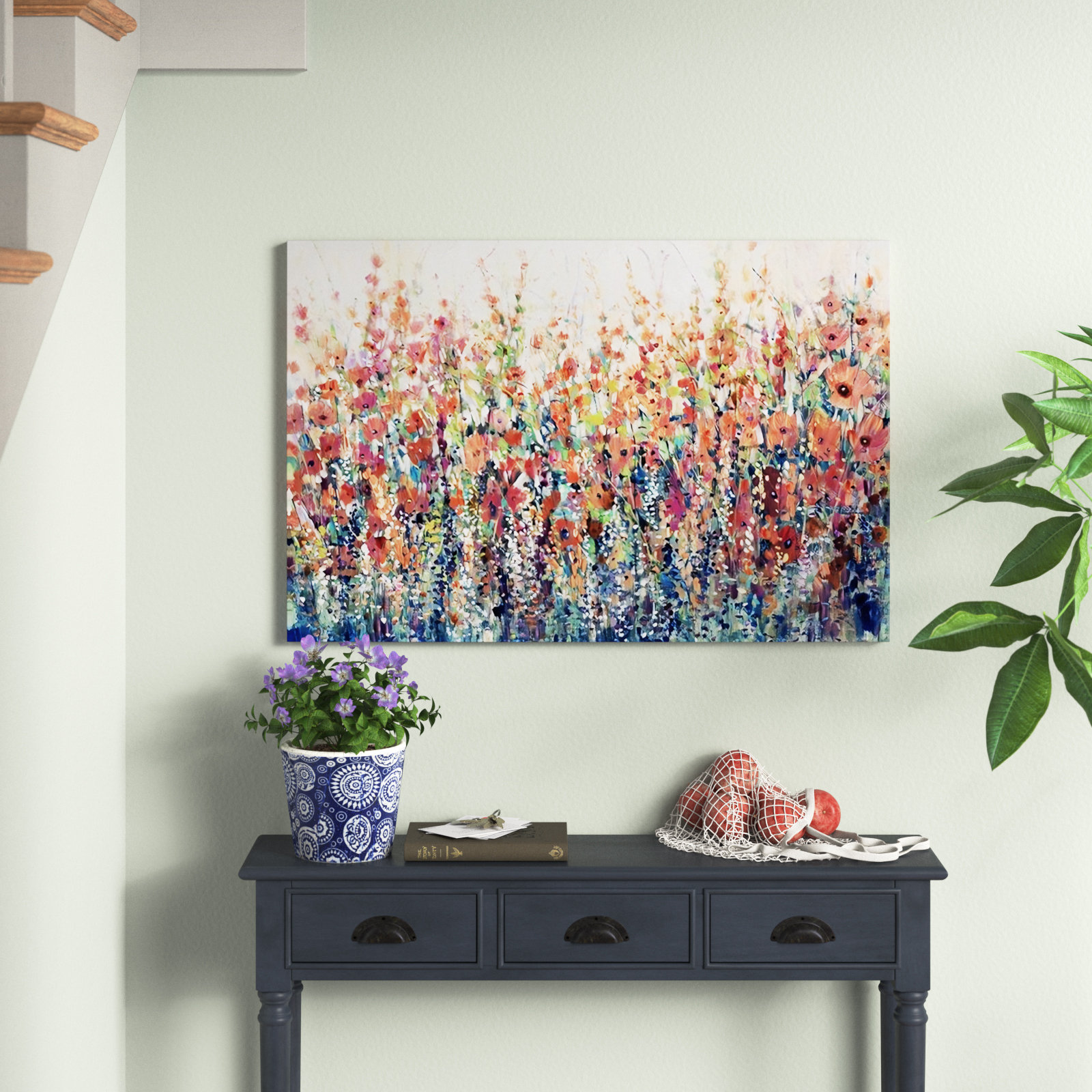 Flourish of Spring by Timothy O Toole - Painting Print on Canvas Andover Mills Format: Wrapped Canvas, Size: 24 H x 36 W