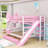 2 Drawers Bunk Bed with Storage Stairs, Slide and Shelves-2001035197-2001035199