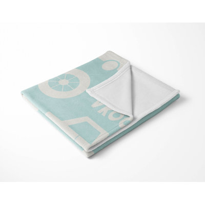 Vroom vroom Velveteen Fleece Blanket