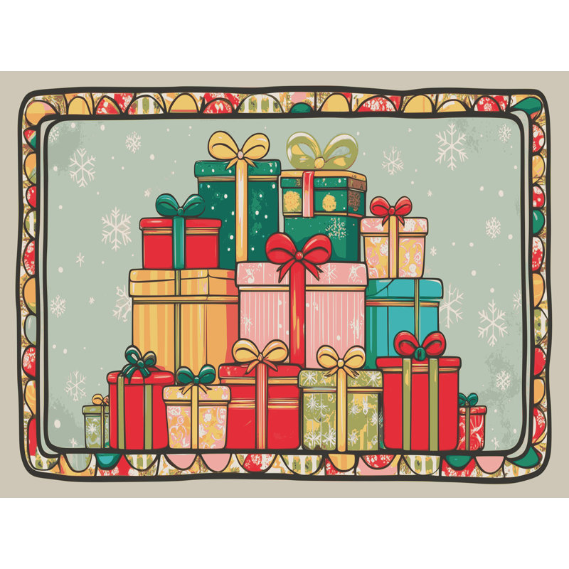 Tapis de Noël, Rectangulaire 2 pi x 3 pi
