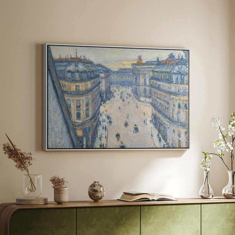 «Vintage Landscape - CCXCII» sur toile, Blanc, H 25 po x l 37 po