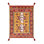 Collection Red Toned Keep Off Text Patterned Woven Base Vintage Decorative Rug