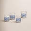 Spode Blue Italian Dof Glasses 14 Oz