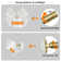 Aodee 3 Color Changeable Indoor Sconce Wall Lighting