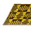 Tapis abstrait jaune lavable à la machine Abstract 14-1055087020